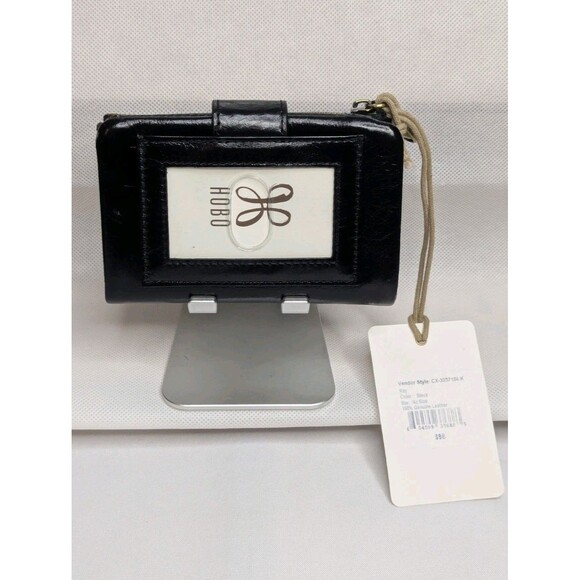 HOBO Ray Leather Bifold Wallet - Black - Picture 2 of 4